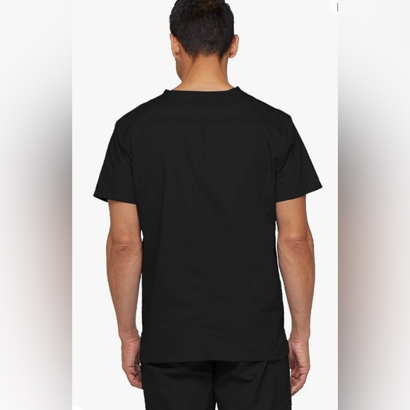 Dickies Mens black scrub top. Size Large. NWOT - Picture 2 of 6